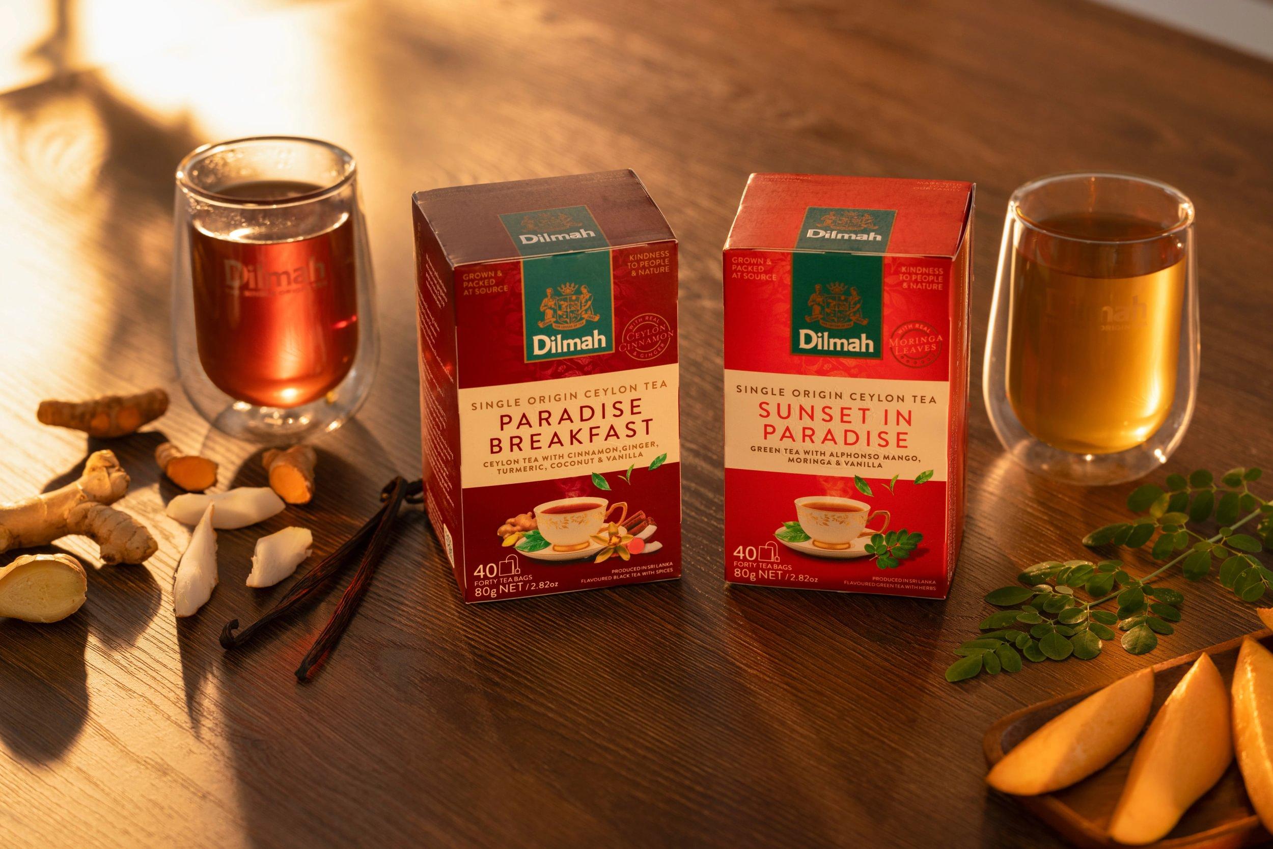 Pure Ceylon tea classics product packaging