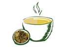 Animated Cup with Tea Leaves